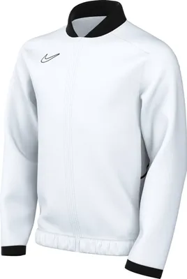 Image de Veste de training de football Nike Dri-FIT Academy 25 pour jeunes, couleur blanc