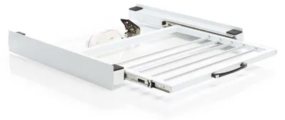 Zwischenrahmen für Waschmaschine und Trockner, 150 kg, Stahl, weiß, 60 cm