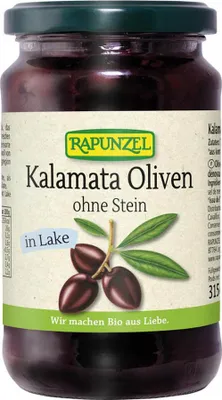 Produktbild von Rapunzel - Oliven Kalamata violett, ohne Stein in Lake - 315g