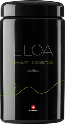 Produktbild von ELOA Immunity & Digestion, Nahrungsergänzungsmittel für Hunde, mit Colostrum, zur Unterstützung des Verdauungssystems und der Abwehrkräfte