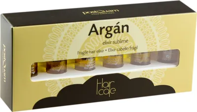 Image de Postquam Hair Care Elixir Sublime d'Argan pour cheveux fragiles 6x3ml