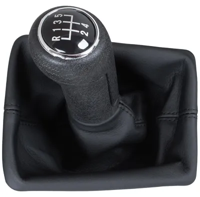 Obrázok produktu pre Audi A4 B8 07-15 ČIERNA 5-stupňová radiaca páka + ČIERNE manžety radiacej páky