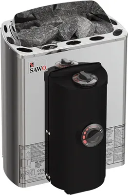 Immagine prodotto di Stufe per sauna Sawo Mini X acciaio 2,3 kW | con comando integrato | MX-23NB-Z