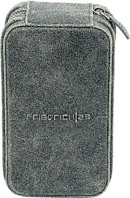 Image de Friedrich23 - RV- étui pour montres, Cubano, cuir, 2 montres, gris 27019-8