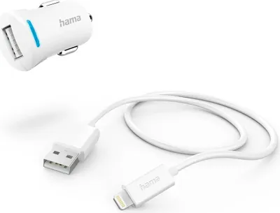 Image de Kit de recharge pour voiture, Lightning, 12 watts, blanc