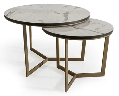 Produktbild von 2 moderne Couchtische im stilvollen Design mit eleganter Ausstrahlung
