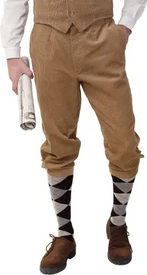 Produktbild von O7024-54-56 beige Cord Herren Shorts Peaky blinder Hose kurz Knickerbocker Gr.54-56