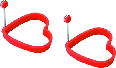 Produktbild von Eierring Bratring Silikon Herz - 2 Stück