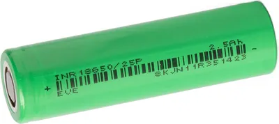Produktbild von EVE INR18650-25P 2500mAh - 20A 18650 ( kompatiebel Samsung 25R )