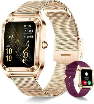 Produktbild von Betatree Smartwatch Damen 1.85 Zoll mit Telefonfunktion, WhatsApp, 110+ Sportmodi, Fitness-Tracker, Herzfrequenz, SpO2 & Schlafmonitor
