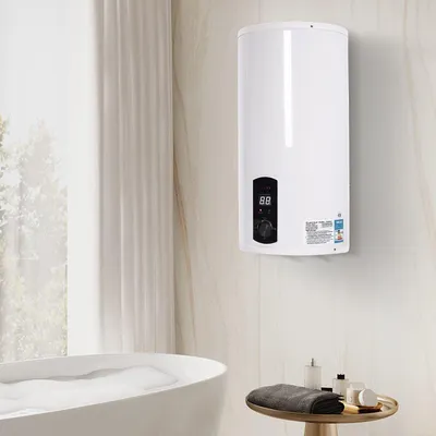 Immagine prodotto di Scaldabagno elettrico da 13,2 litri - potenza 2000W - in plastica e smaltato - per doccia e cucina