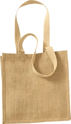 Produktbild von Westford Mill Jute Einkaufstasche, 10 Liter BC1226 (Einheitsgröße) (Natur)