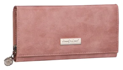 Produktbild von JENNIFER JONES Damen Geldbörse Geldbeutel Brieftasche Portmonee XXL Rose (1109)
