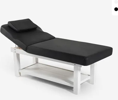 Image de Table de massage ergonomique professionnelle pour les salons de beauté Larex - Noir