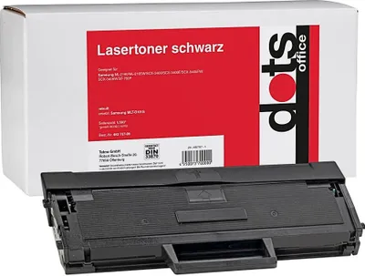 Produktbild von dots  schwarz Toner kompatibel zu SAMSUNG MLT-D101s (SU696A)