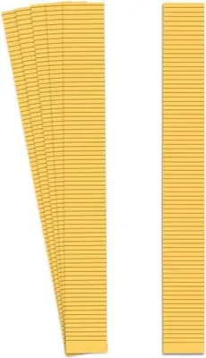 Produktbild von Markierungsstreifen 12mm B300xH32mm VE=10 Stück gelb