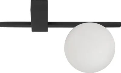 Obrázek produktu pro Moderní nástěnná lampa z hliníku, černá – Nowodvorski