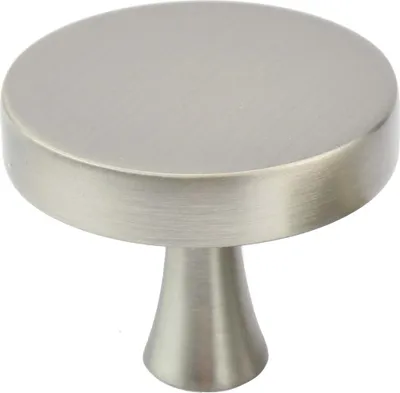 Immagine prodotto di Natural Goods Berlin Maniglia per mobili KREISEL, pomello per mobili, maniglia per armadi, pomello per cassetti e ante, aspetto acciaio inox, 1 pezzo