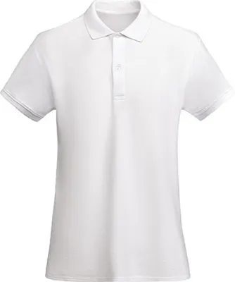 Produktbild von Roly Eco PO6618 | WomenŽs Poloshirt Prince S bis XXL - Farbe: White 01 - Größe: XXL