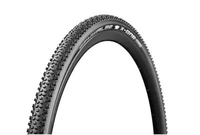 Image de 2 pneus Schwalbe X-One Allround, modèle 33-622 SuperGround, pour vélo, dimensions 28x1,30