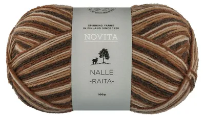 Produktbild von Novita Nalle Raita 100g - Sockengarn 8211 Wurzeln