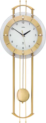 Produktbild von AMS Funk-Pendeluhr, Funkpendelwerk, 24x68x7cm, 5257
