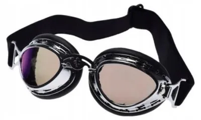 Produktbild von Retro Motorradbrille im Vintage-Stil
