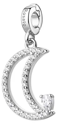 Productafbeelding van Zilveren hanger met een kubische zirkonia, model RZ262R