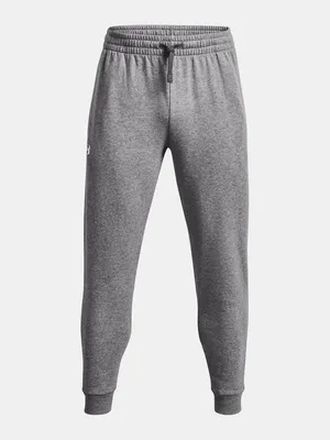 Obrázek produktu pro Under Armour UA Rival Fleece, Tréninkové kalhoty, Muži, Šedá, Dospělý, Light Heather / White, Jednobarevný