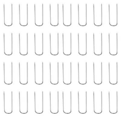 Immagine prodotto di Spille a forma di U senza testa, in argento, 100 pezzi, dimensioni 23x7 mm, confezionate in scatola