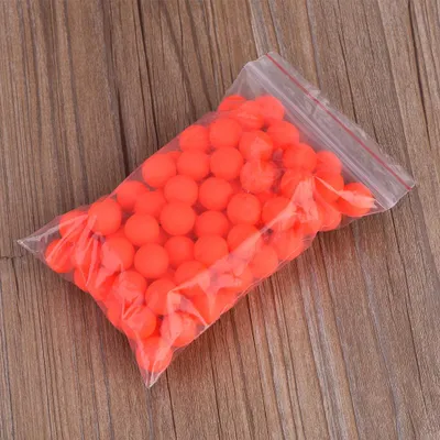 Produktbild von 100 Stück EPS-Schaumstoff, Schwimmende Kugel, Angelbeißenanzeiger, Angelausrüstung (6#)