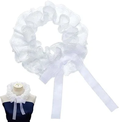 Produktbild von Theaterkraag, 138x14cm, weiß, Polyester