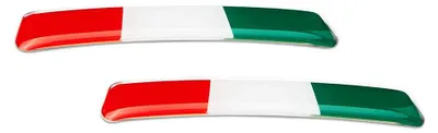 Immagine prodotto di Adesivo 3D Italia per Alfa Romeo Giulia Stelvio leva del cambio, set di 2