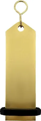 Produktbild von CombiCraft Bumerang Hotelschlüsselanhänger Gold, 100x30 mm - 5 Stück