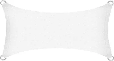 Produktbild von Sonnenschutzsegel Schattenspender Sonnensegel 4 x 6 m HDPE weiß Rechteck Segel