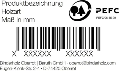 Produktbild von Rahmen Nadelholz feiner Sägeschnitt 200 cm 98 x 78 mm sägerau