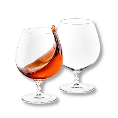 Immagine prodotto di Bicchieri da cognac Wilmax da 550 ml in cristallo trasparente, set da 2 WL-888108/2C