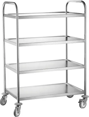 Immagine prodotto di HENDI Carrello portavivande con 4 ripiani, 905x585x(H)1245mm