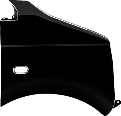Productafbeelding van BLU Spatbord geschikt voor VW Volkswagen Transporter T5 / Multivan / Caravelle LC9Z Rechts Zwart BlackMagic | 2003-2015 | Voorzijde | Gelakt | Montageklaar