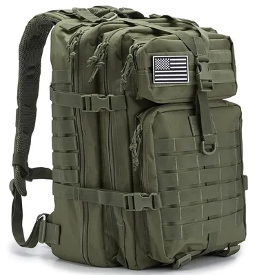 Taktischer Militärrucksack 45L MOLLE Outdoor Wanderrucksack