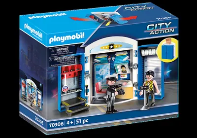 Immagine prodotto di PLAYMOBIL, scatola da gioco "Nella stazione di polizia", City Action, 70306