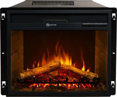 Produktbild von Dmora Elektrischer Kamin Gavardo 58x17x52 cm Schwarz, Heizfläche 30, Leistung (kW) 0.9/1.8