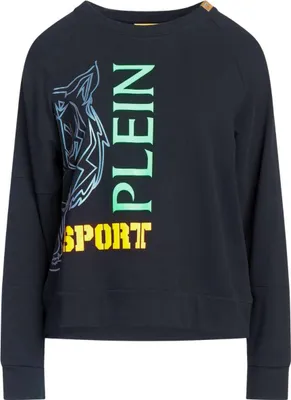 Immagine prodotto di Felpa Plein Sport donna in cotone con scollo a C nero L