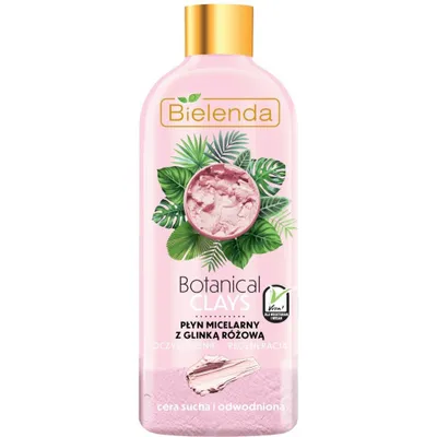 Image de Bielenda Botanical Clays Pink Micellar Lotion, 500 ml