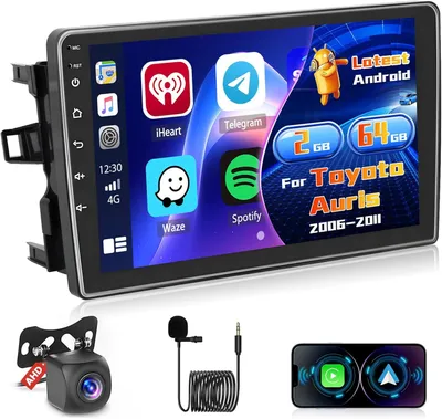 Productafbeelding van Autoradio Toyota Multimedia Systeem - Android Radio - Auto Stereo - Touchscreen Radio - 10,1 Inch Scherm