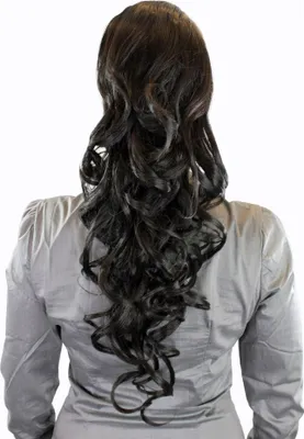 Produktbild von WIG ME UP Zopf, lockig, Gummizug, Schwarz WK03-2