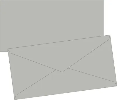 Produktbild von Briefumschläge DL Nassklebung grau VE=5x10 Stück