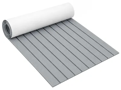Obrázok produktu pre Podlahová rohož Vigevee, protišmyková, pre paluby, koberec, teak, EVA pena, podlahová rohož pre jachty, samolepiaca, svetlosivá, 240x60 cm