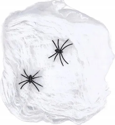 Produktbild von Halloween-Spinnennetz, weiß, 60 g, 1 Packung.