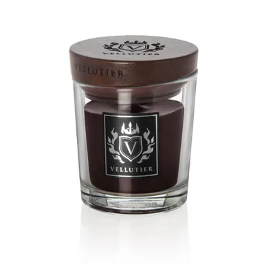 Immagine prodotto di Candela profumata Vellutier, fragranza "Small Swiss Chocolate Fondant" - 9 cm di altezza / diametro 7 cm